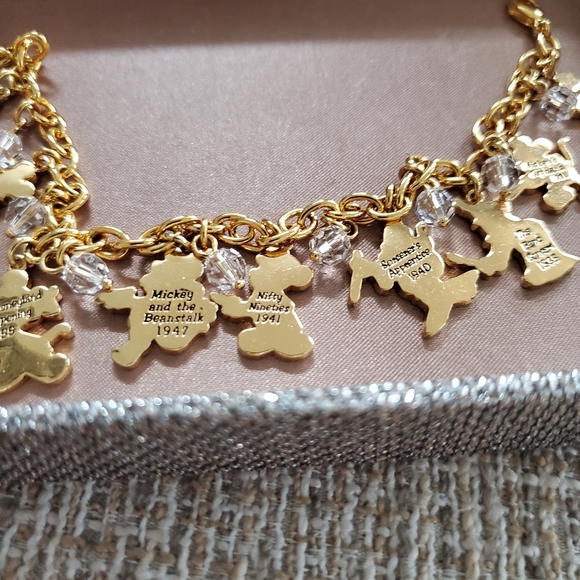 The Bradford Exchange Disney Mickey Mouse Through the Years Charm Bracelet - Picture 12 of 16